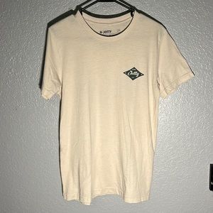Jetty surf t shirt tan size medium